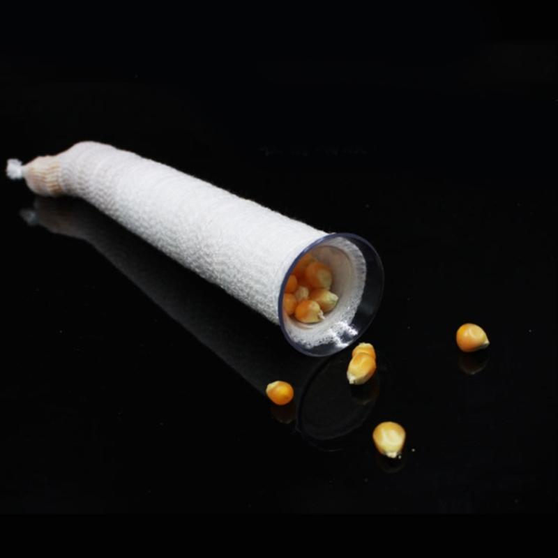 PVA Mesh Baits Bags with Funnel and Plunger Carp Fishing Mesh Water Dissolving PVA Narrow Mesh Tube Net Enduring