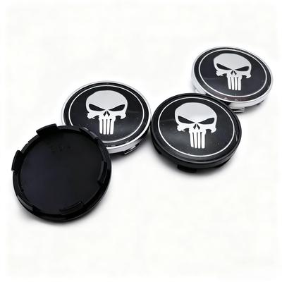 4ks Emblem s lebkou Krytky středů kol automobilu 65MM Klipy 59MM Ráfek Kryty nábojů kol Krytka náboje kol Příslušenství pro automobily