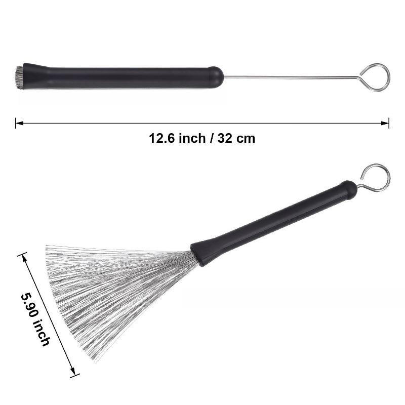 Accessories Retractable Wavy Drum Brushes Telescopic Percussion Professional Wire Brushes Drumsticks Drum
