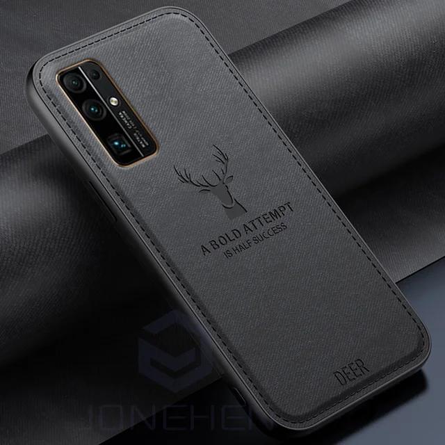

Cloth Deer Phone Case For Huawei Honor 10 20 30 Lite 50 Pro 60 70 80 90 GT 100 V10 V20 V30 Shockproof Soft Silicone Cover Honor 50 Pro чорний