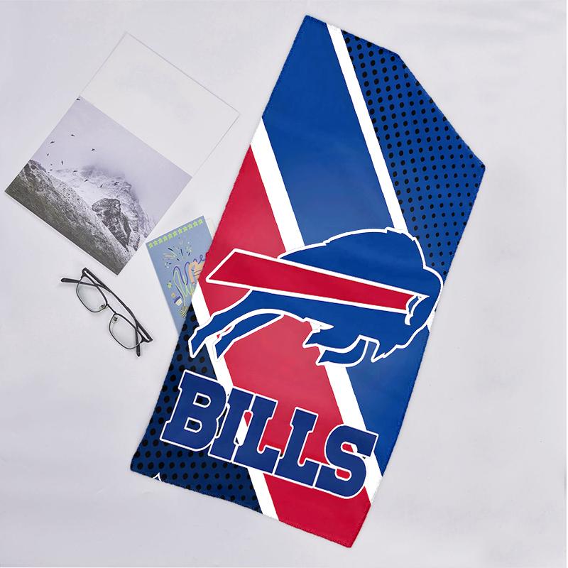 Bills Team Fashion Beach Towel: Ideal for Summer Adventures Soft, Absorbent and Quick Drying Suitable for Swimming and Bathing