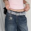 White Floral Lace Waist Belt Adjustable Sweet All-Match Waistband For Women Casual Waist Strap Decor Accessories Gifts