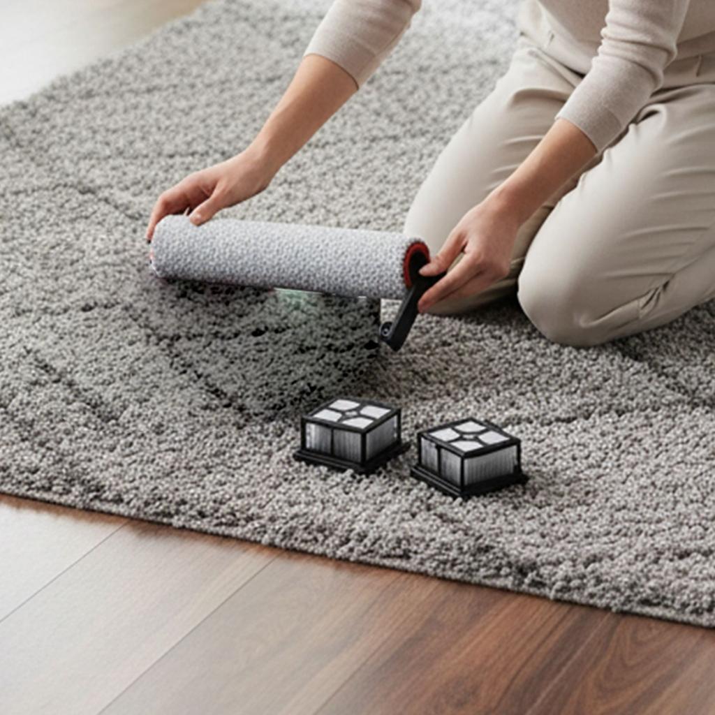Debris Capture Efficient Cleaning Brush Roller Brush Filters Home Cleaning Tool