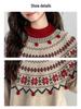 Girls' 2025 Autumn/Winter Stylish Thick Knit Sweater - Warm Fashionable Top for Big Kids