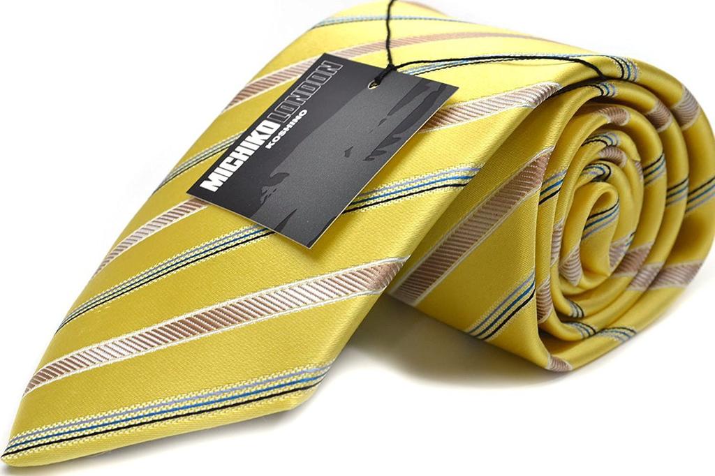 [Michiko London] Brand Necktie, Made in Japan, Nishijin Weave, M-SET-F3