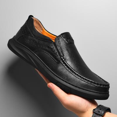 Mocasini de bărbați din piele de vacă lucrați manual, pantofi de lux business casual din piele naturală, pantofi de gală pentru bărbați, pantofi de condus cu talpă moale