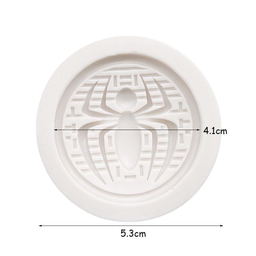 

Силиконовая форма для Хэллоуина «Паук» для сахарной мастики, шоколада, кексов, инструменты для украшения торта из мастики