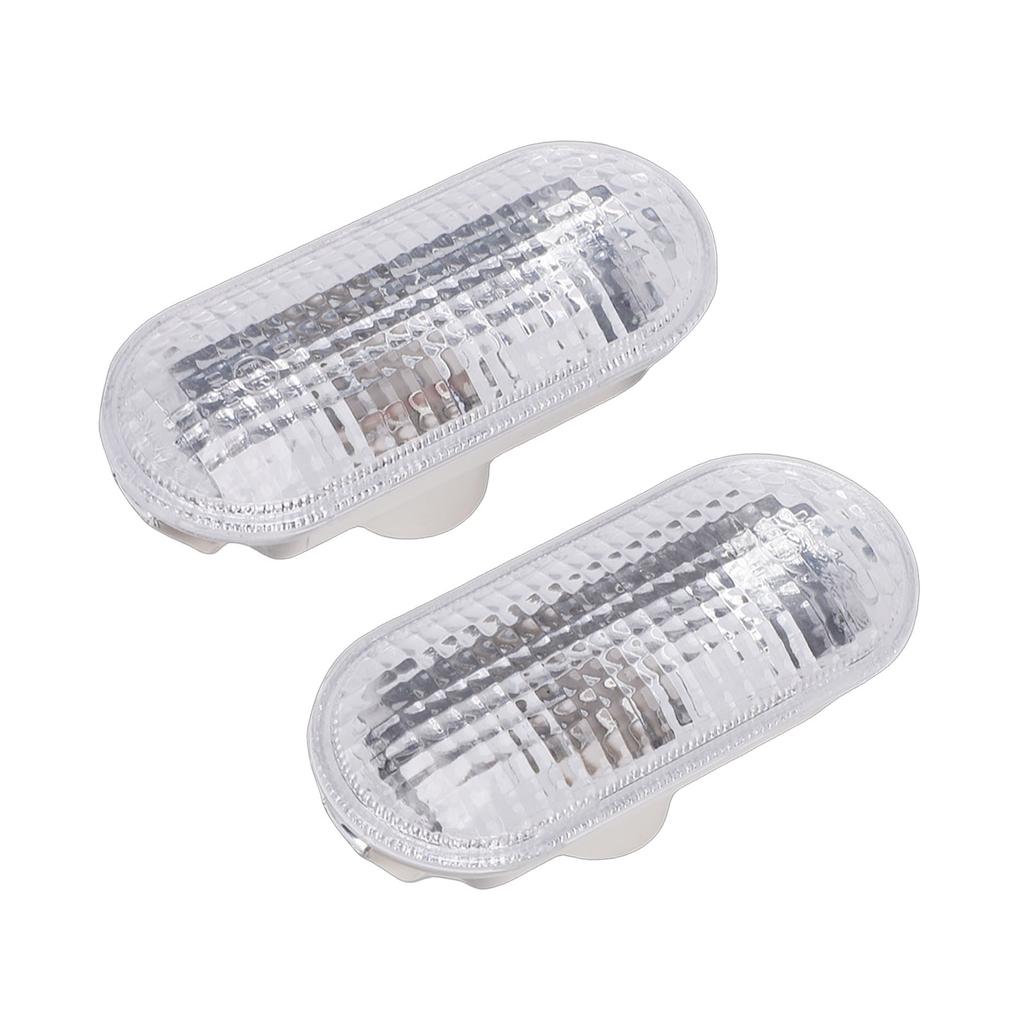 1 Pair Side Marker Light Cover Clear Lens Left Right 1336185 Replacement for Ford Focus Fiesta Fusion