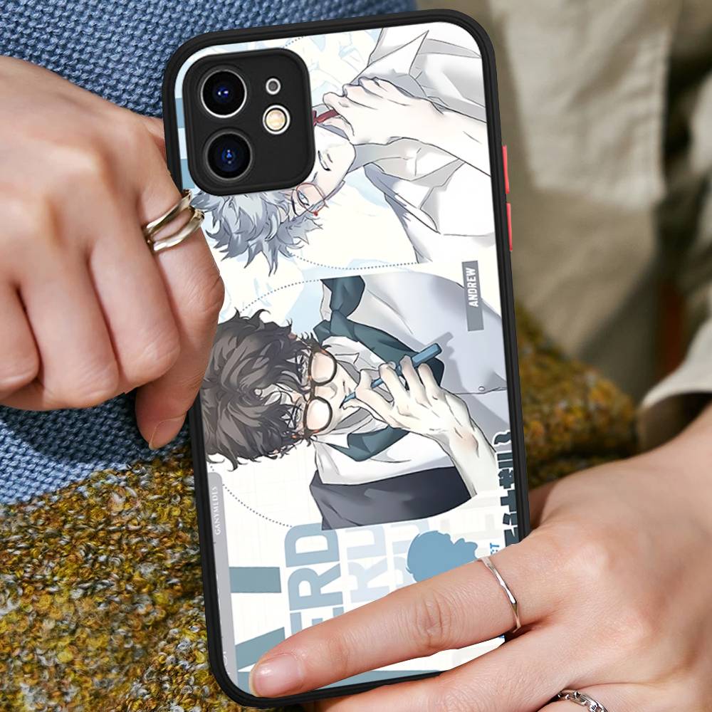 Nerd Project bl Anime For iPhone 11 12 13 14 15 16 Pro Max Plus Matte Translucent Phone Cover