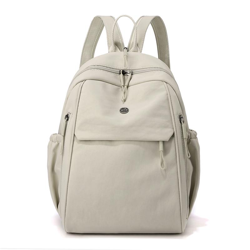 Large Capacity Outdoor Backpack Lightweight Solid Color Backpack