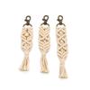 Hand-Woven Cotton Rope Keychain & Wall Hanging Pendant Decoration