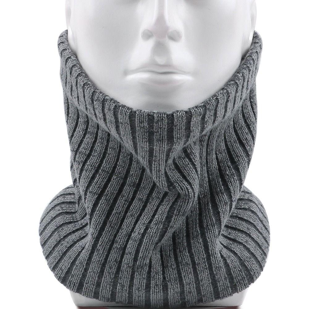 Fashion Warm Knitted Ring Scarf Coldproof Winter Thicken Knit Scarf Winter Neckerchief