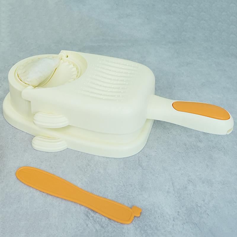 3 In 1 Dumplings Maker,Multifunctional Manual Dumpling Skin Presser,Dumpling Mold Tool,Making and Pressing Dumpling Skin Machine for Kitchen