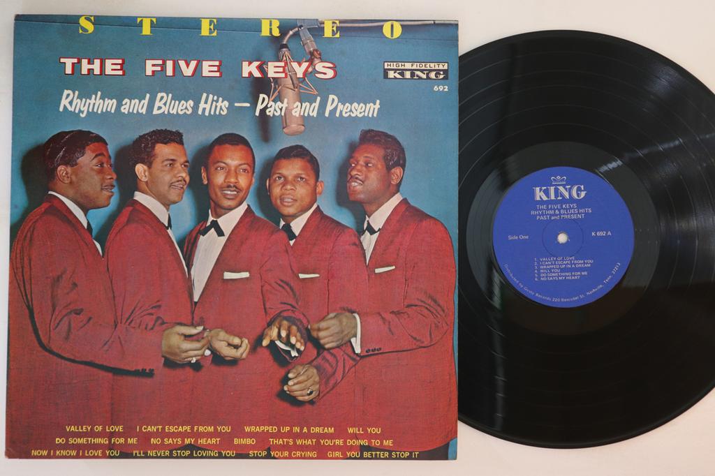 LP Record FIVE KEYS - Rhythm & Blues Hits - Past And Pres K692 KING 1977 US Soul/Funk Used