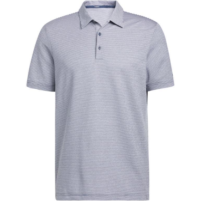 

Adidas Ottoman Striped Fitted Short Sleeve Polo Shirt Men Polo Shirts Navy-Blue White HA9159 S