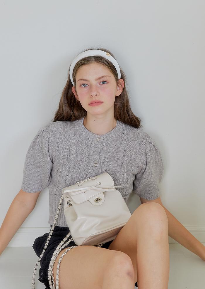 Anoetic Anc Ribbon Classic Backpack_Ivory