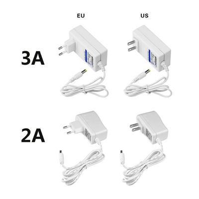 1 Pcs For 5050 2835 SMD LED Strip Light Power Supply DC 12V 2A 3A Power Adapter 5.5mm X 2.5-2.1mm 110V US Plug/ 220V EU Plug