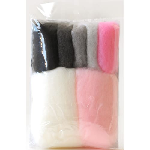 Hamanaka Wool Felt Kit Made with Needle Felt Mofusand Series Rabbit H468-000-109