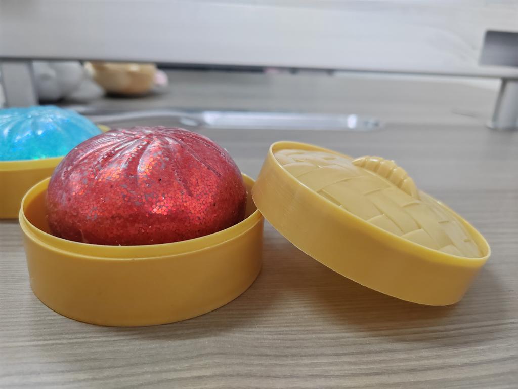 Push Bubble Colorful Dumpling Squishes Stress With Steamer Cute Anxiety Toy Soft Decompression Dough For Adults Prospector