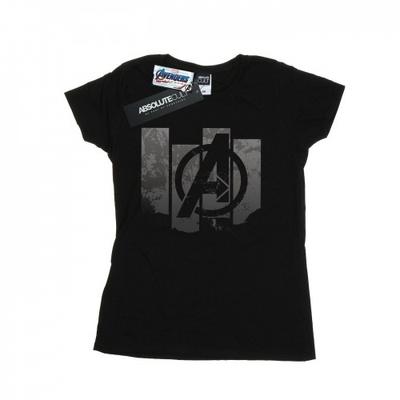Damen Avengers Endgame Panel Logo Baumwoll-T-Shirt