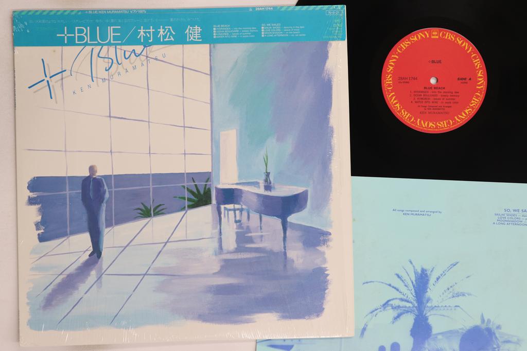 LP Record KEN MURAMATSU - +Blue 28AH1744 CBS SONY 1984 Japan Obi Japanese Pop/Rock Used