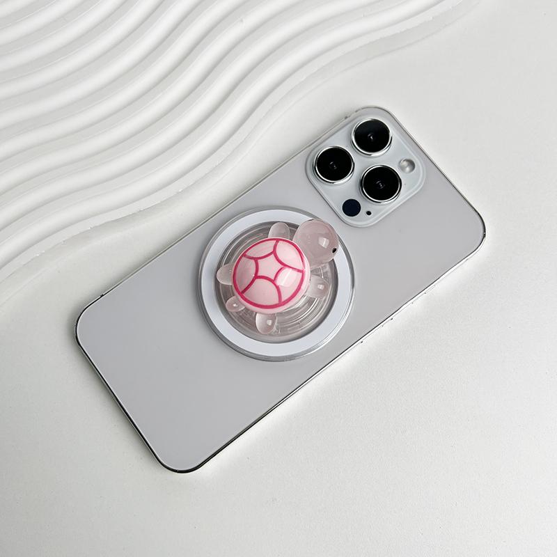 1PC Glow-in-the-Dark Turtle Phone Holder Mini Resin Turtle For Magsafe IPhone Mac Samsung Safe Ring Finger Expanding Stand
