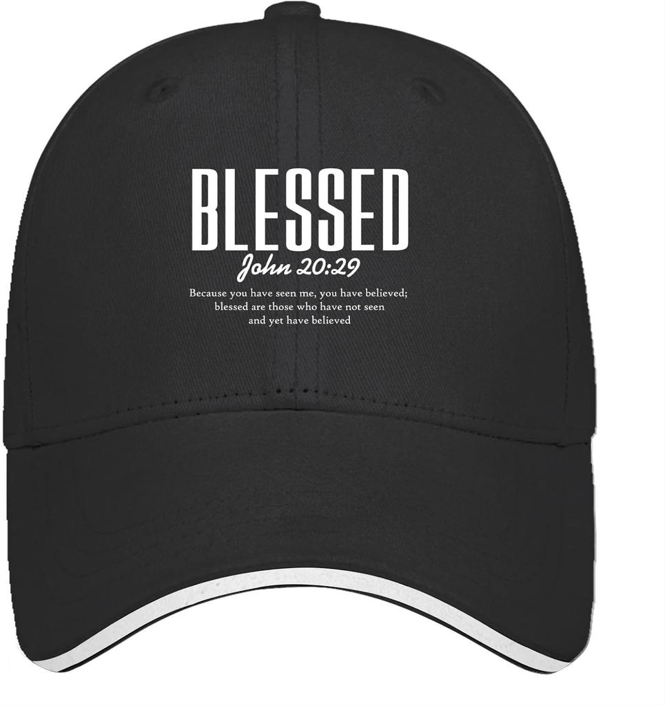 Blessed John 2029 Baseball Cap Polyester Adjustable Casual Summer Sun Hat Unisex