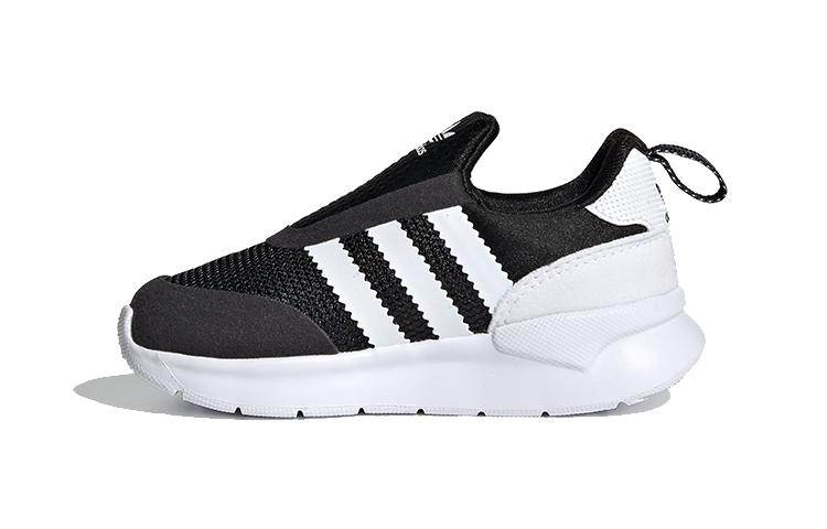 

Adidas Originals ZX 360 Амортизация Устойчивые к истиранию Дышащие Низкие Детские Кроссовки Черный Белый Для Младенцев и Малышей FX4941 21