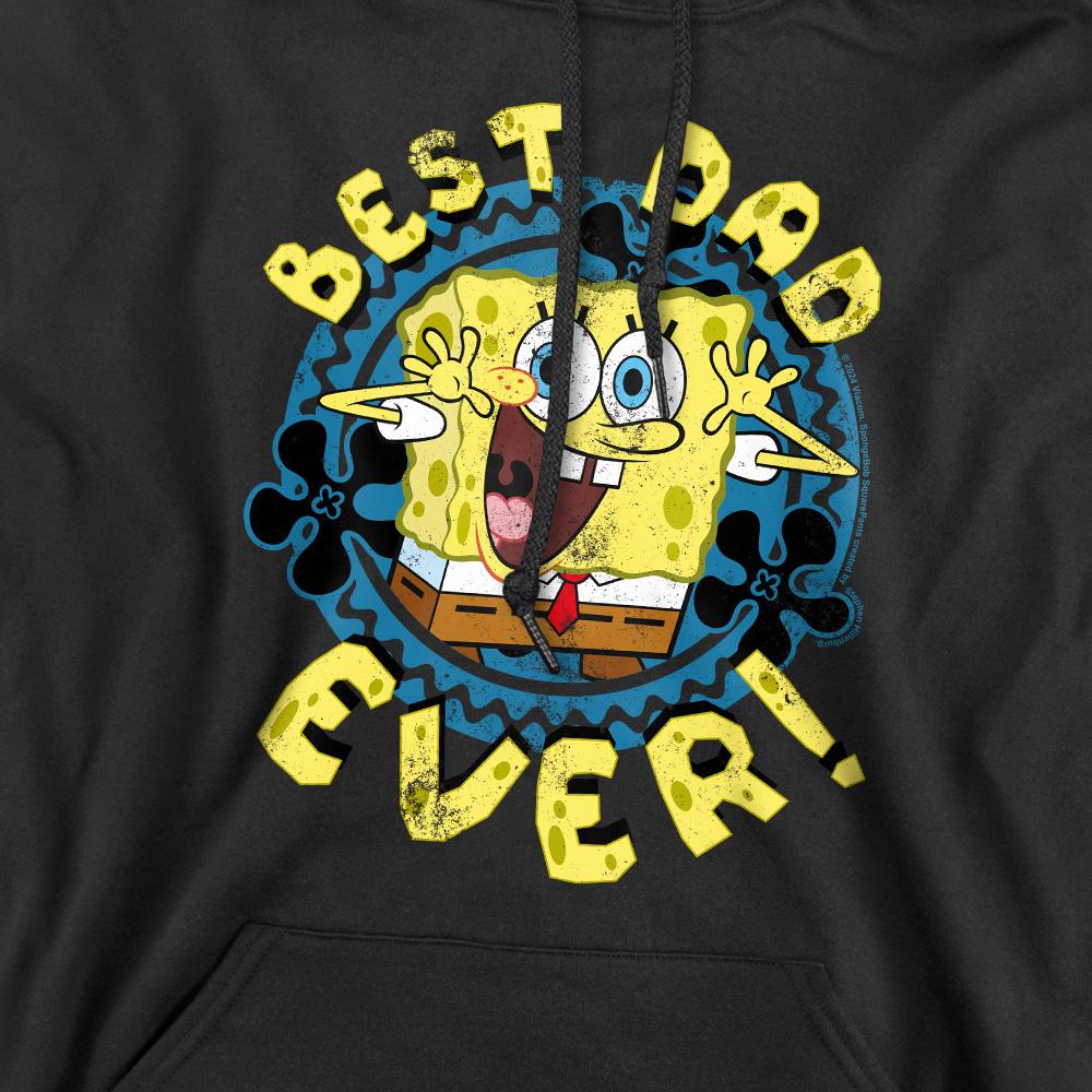 SpongeBob SquarePants Mens Best Dad Ever Fathers Day Hoodie