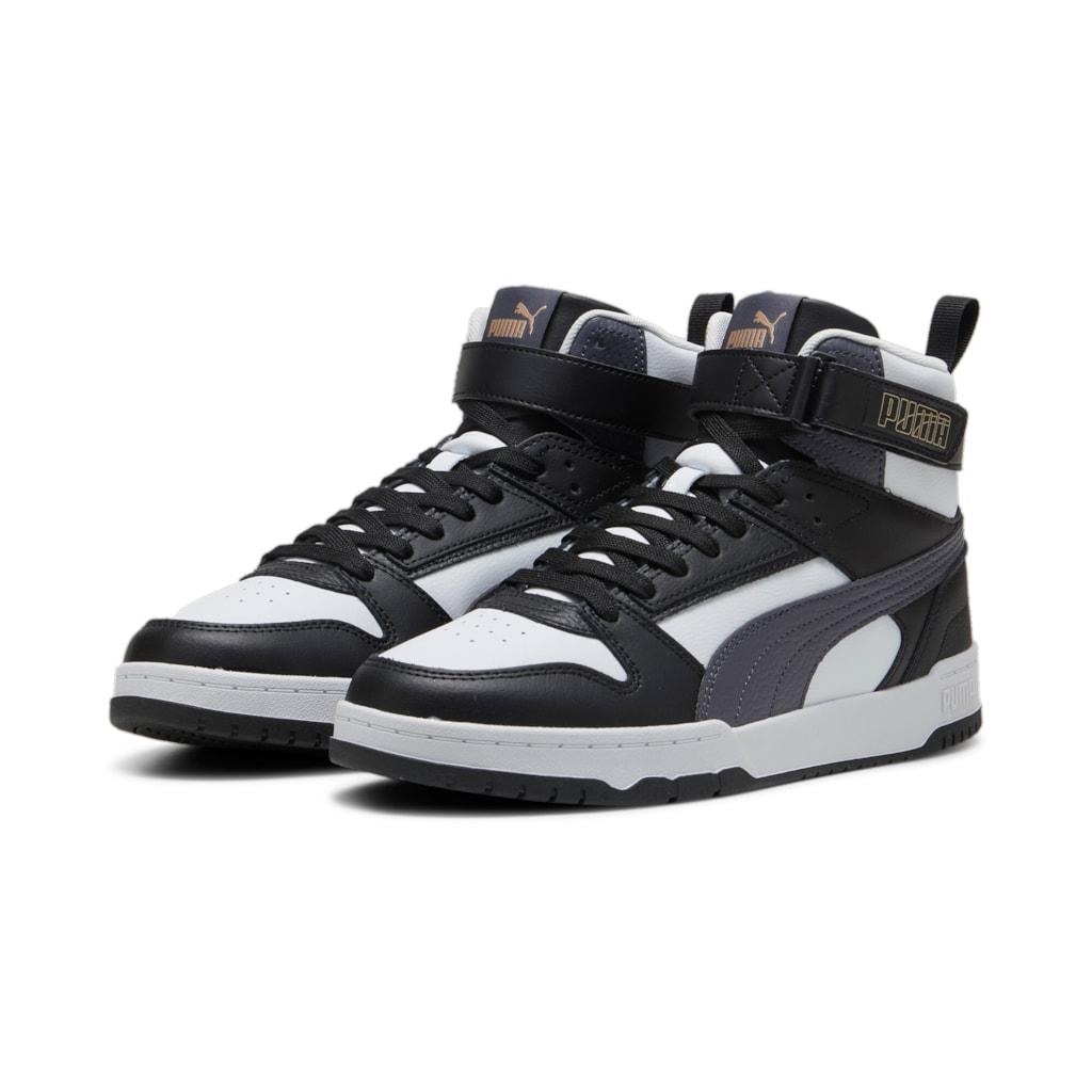 Sneakers da uomo Puma RBD Game alti alla caviglia in pelle neri (385839-32)