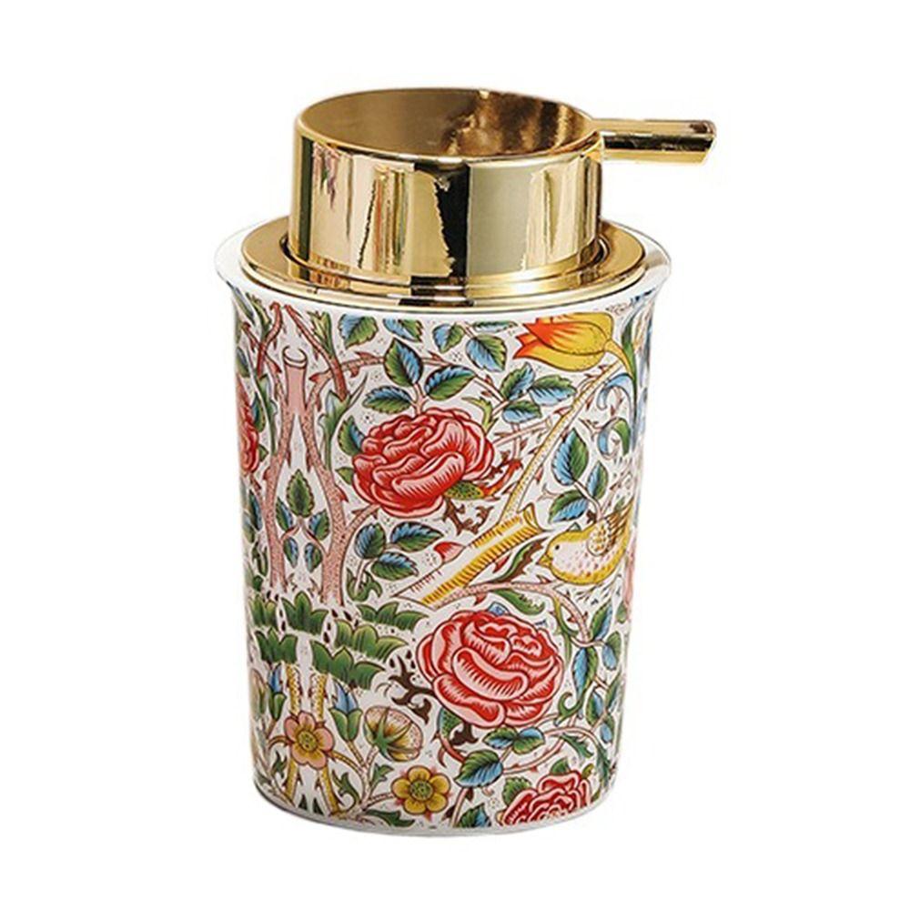 Роскошный керамический дозатор для мыла с цветочным декоративным мылом для рук, бутылка-дозатор для шампуня Style 1