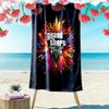 Vibes Vice City beach towel Outdoor camping soft Absorbent bath towel quick-drying swim towel Outdoor pool towel Comfort beach towel printing