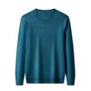 Hengyuanxiang Men's 100% Pure Wool Semi-Turtleneck Thickened Knit Sweater