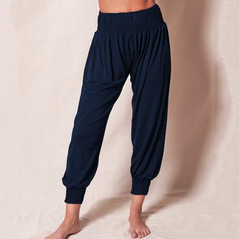 IHUASU Women's Fashion Casual Solid Color Print Pants & Capris Unique design