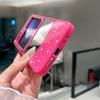 For Samsung Galaxy Z Flip6 5G Case Mirror Surface TPU+PC Shockproof Phone with Metal Lens Frame