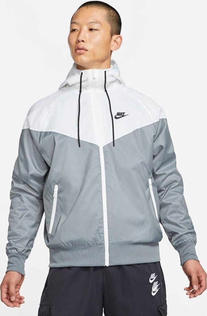 Куртка Nike Sportswear Windrunner (DA0001) темно-дымчатый серый/белый/темно-дымчатый серый/черный