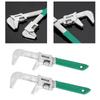 F Type Adjustable Wrench Steel Versatile Plumbing Repair Hand Tools Wide Mouth Wrench Right Angle Spanner for DIY Project