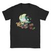 Cookies Run Kingdom T Shirt for Unisex Pure Cotton Novelty TShirts Crewneck Clover Cookie Tee Shirt Short Sleeve Clothing