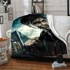 1pc Harry Potter Blanket Lightweight Flannel Throw For Sofa, Bed, Travel, Livingroom, Office, Couch, Chair, And Bed