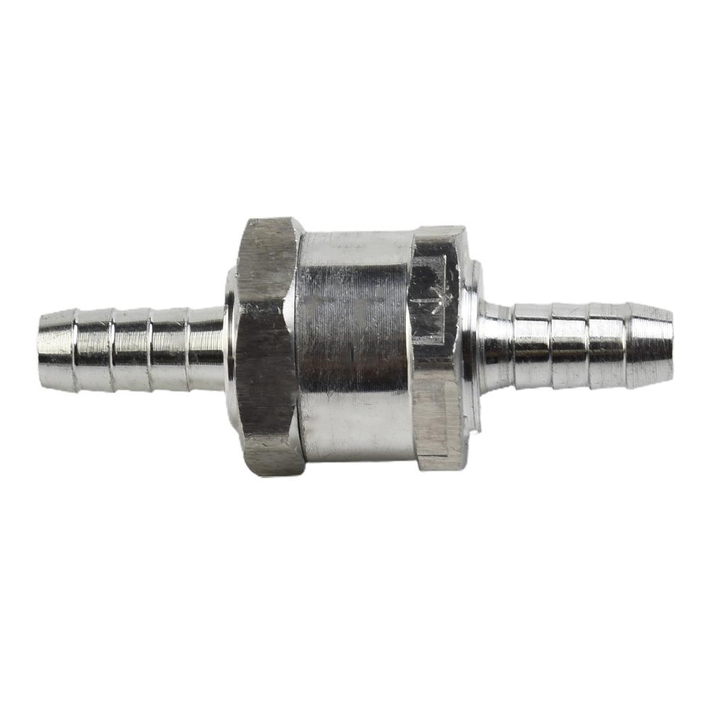 1X One Way Check Valve Fuel Non Return Valve Single Way Inline 6/8/10/12mm Fuel Air Water Pipe Tube Single Way Tube Hose Valve