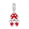 Eco-friendly Copper Cartoon Fairy Tale Pendant Beaded Bracelet Necklace DIY Loose Beads Accessory
