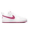 Nike Court Borough Cushioning Breathable Low top Skateboard Shoes Unisex Pink White DV5456-111(Team1678-)