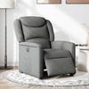 VidaXL Fauteuil inclinable électrique Gris foncé Tissu 3303175