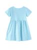 New Spring/Summer Girls' Short-Sleeved Cartoon Embroidered Dresses