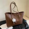 Feeling retro bag 2026 new women's bag simple and versatile shoulder bag commuting to work large-capacity tote bag