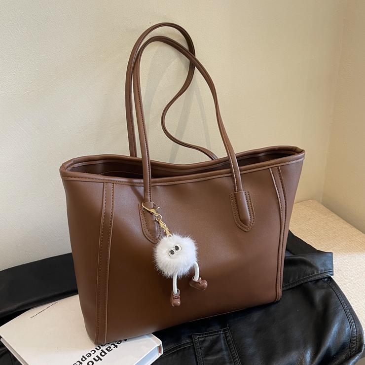 Feeling retro bag 2026 new women's bag simple and versatile shoulder bag commuting to work large-capacity tote bag
