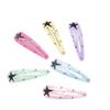 New European and American Style Bangs Hair Clip Side Clip Children's Hair Clip BB Clip Hair Accessories Water Drop Clip Printed Five-Pointed Star