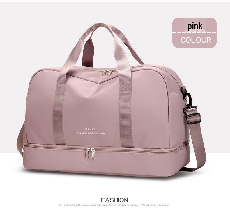 Unisex Yoga & Travel Bag: Large Capacity, Fitness, Wet/Dry Separation