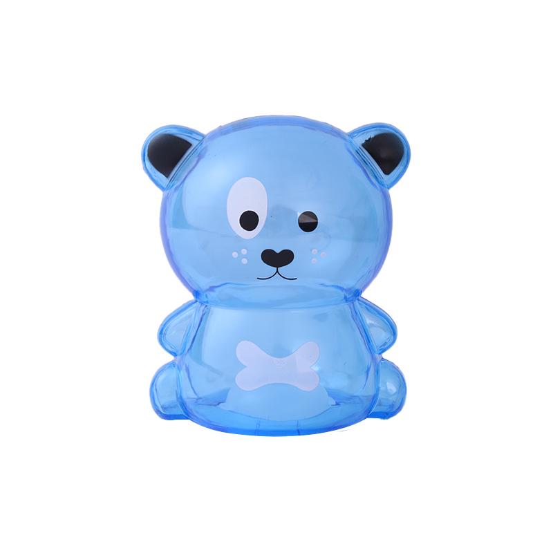Clear Bear Coin Bank & Candy Jar for Kids' Birthdays