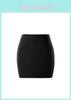 Solid Color Spring Summer Short Skirt With Hightemperature Setting For Office Wear